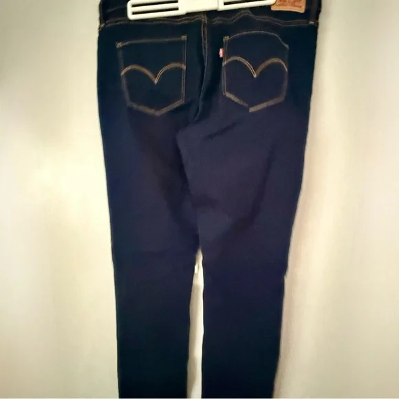 NWOT LEVI'S Demi Curve Classic Rise Slim Jeans Women's Dark Wash - Picture 4 of 7